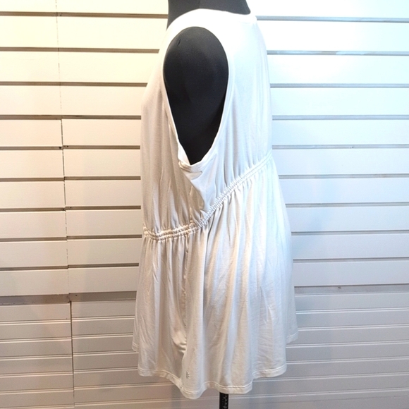 Athleta Air Out Cinch Tank in Ivory Size 2X Plus Athleisure Workout Gym EUC - Picture 4 of 9